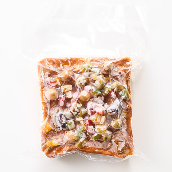 開胃配菜 彩椒豆香乾咖喱多士