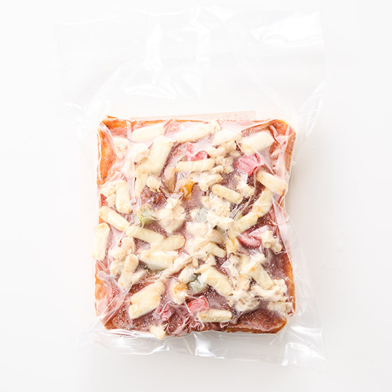 配菜多士（雞肉蔬菜番茄醬）