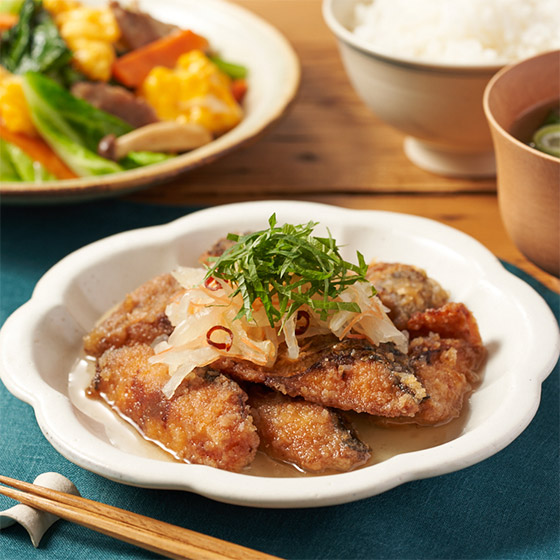 柚子香氣四溢! 蘿蔔蓉醬燒鯖魚