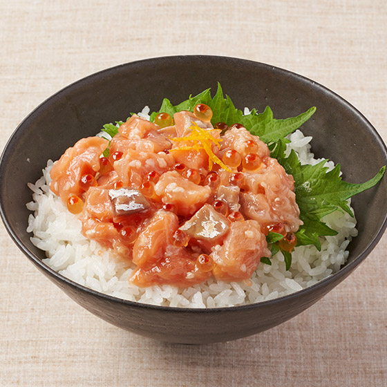 鹽麴醃製秋鮭三文魚子親子漬