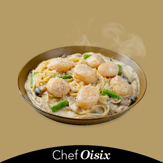 Chef Oisix 日本帆立貝配濃厚黑松露奶油意粉醬 (2人份)