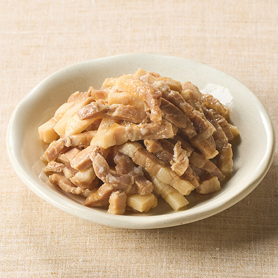 加入長蔥!細切叉燒