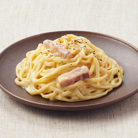 微波爐輕鬆加熱！濃郁Q彈卡邦尼意粉