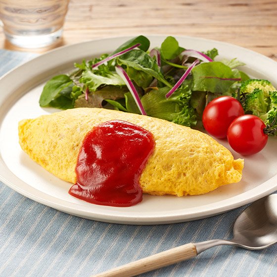 微波爐輕鬆加熱！鬆軟蛋包飯