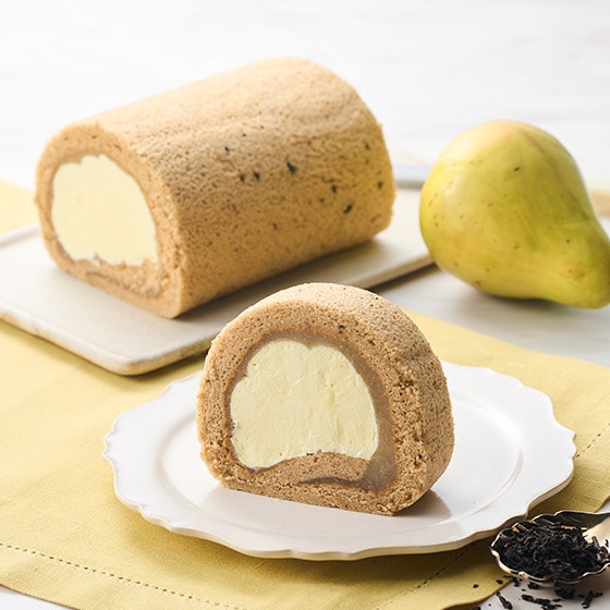 伯爵茶香 洋梨卷蛋蛋糕
