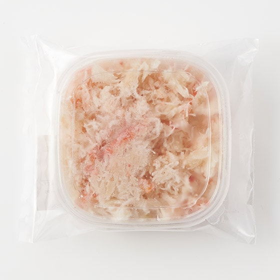 使用北海道產大雪蟹 水煮蟹肉