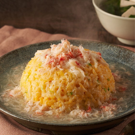 使用北海道產大雪蟹 水煮蟹肉