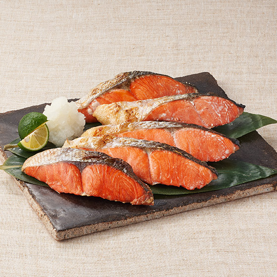 慢慢熟成！天然鹽醃紅鮭魚（切片5片）