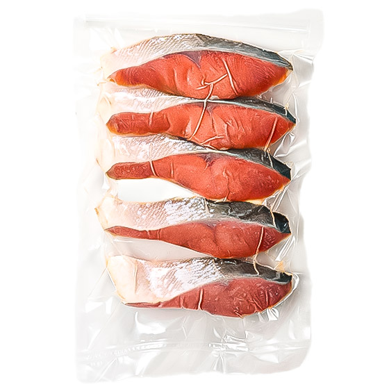 慢慢熟成！天然鹽醃紅鮭魚（切片5片）