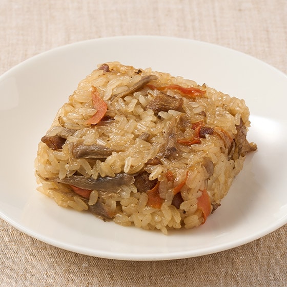 微波爐輕鬆加熱！雞肉牛蒡糯米飯 125g