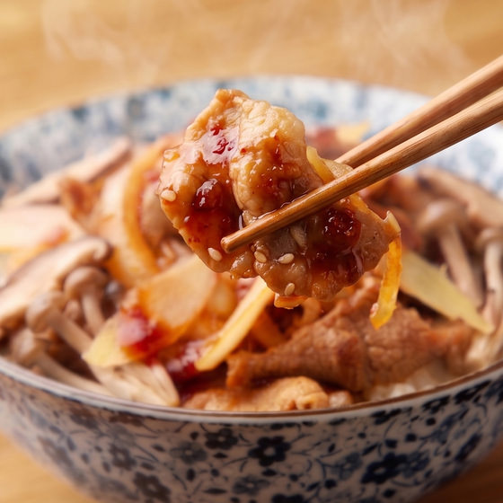 日式鮮菇生薑燒豬肉丼(每餐$59x2包)