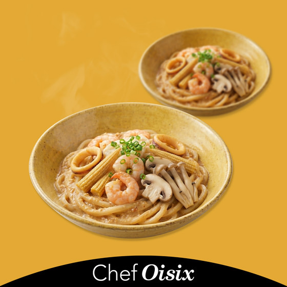 蝦香白味噌忌廉烏冬醬(每餐$64x2包)