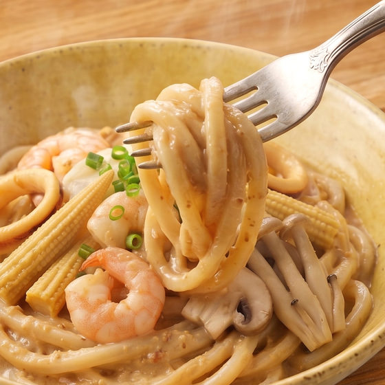 蝦香白味噌忌廉烏冬醬(每餐$64x2包)