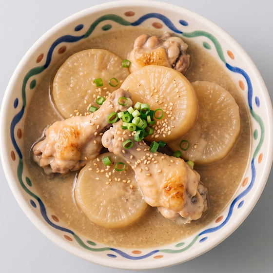 白味噌燉嫩鶏腿配白蘿蔔(每餐$49x2包)