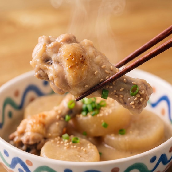 白味噌燉嫩鶏腿配白蘿蔔(每餐$49x2包)