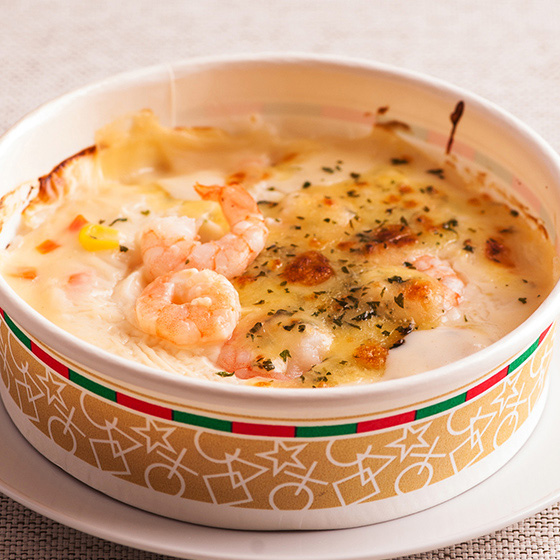 【Oisix精選】一個人的美味宵夜 白汁蝦仁焗通心粉