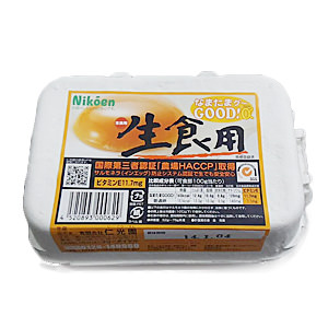 【可生食】濃厚白雞蛋 6隻（富山縣産）