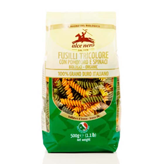 Alce Nero 有機三色螺絲粉 500g （意大利産） 賞味18/3