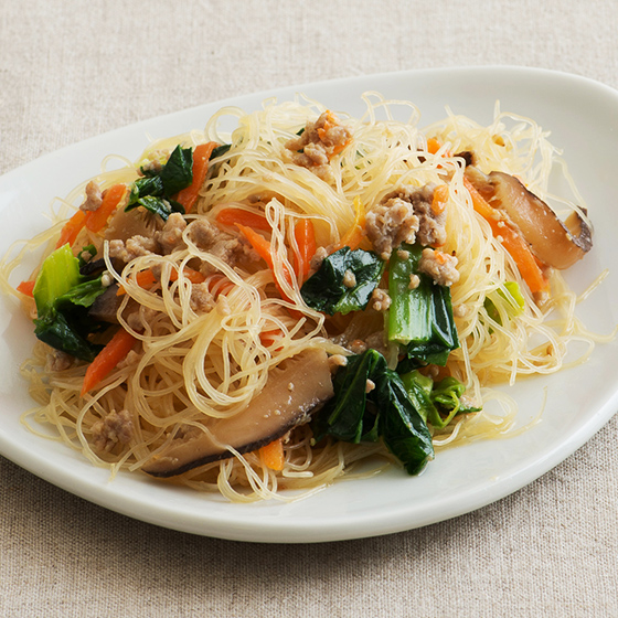 懶人福音 醬油味雜菜肉碎炒米粉