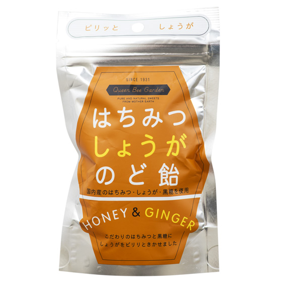 純日本百花蜜 有機生薑喉糖（東京都産） 賞味期限30/11