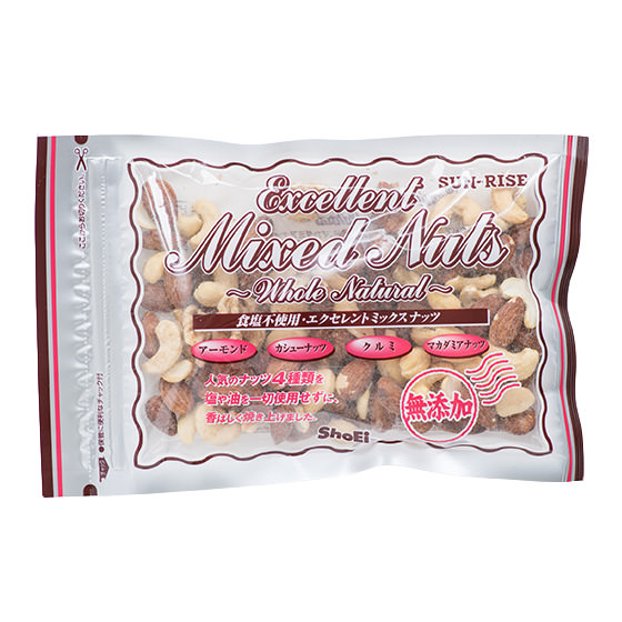 無鹽烘焙 精選雜錦果仁 130g （茨城縣製）