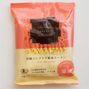 【無味精即食麵】非油炸有機醬油拉麵 110g （埼玉縣製）