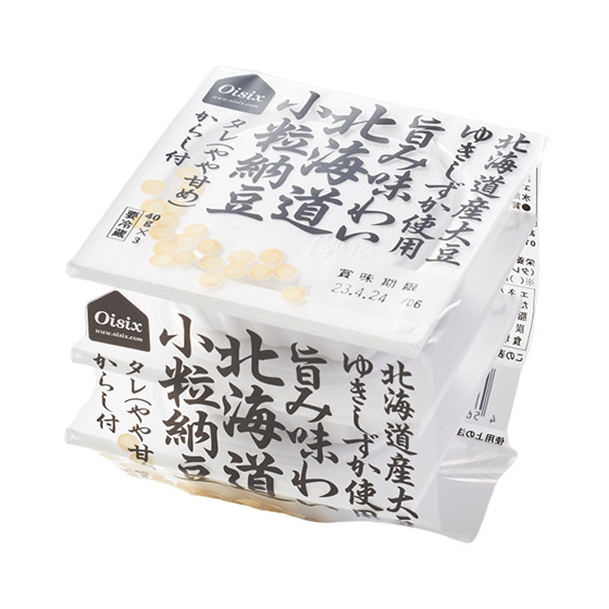 【Oisix自家品牌】北海道雪静大豆 小粒納豆 3盒