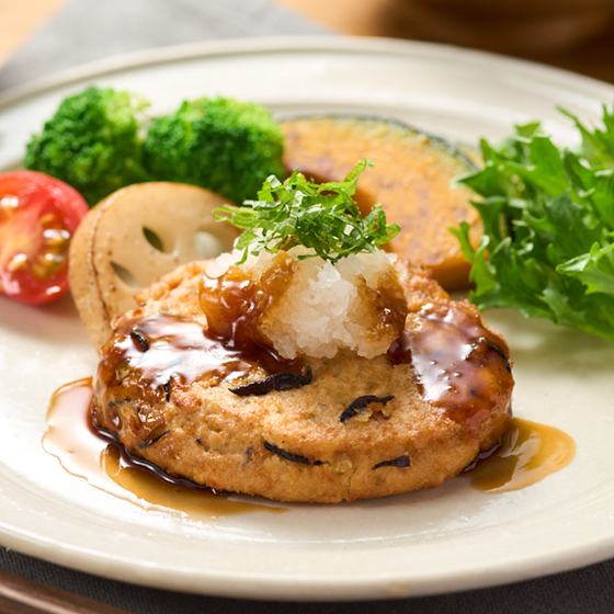 7種日本蔬菜和羊栖菜豆腐漢堡扒180g