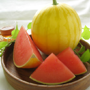 稀有品種金福紅肉西瓜1.8kg （福井縣産）|有機野菜通販Oisix(おいしっくす)