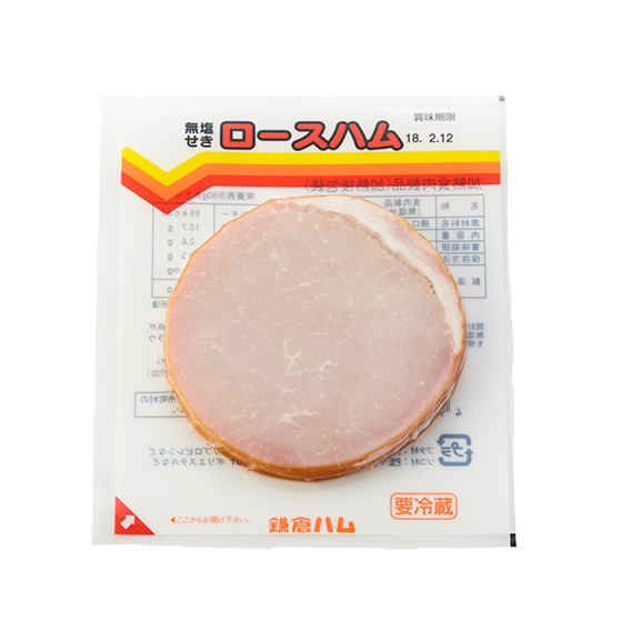 【不含亞硝酸鈉】用日本豚肉製成 豬腰肉火腿 4片