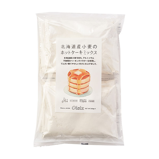 北海道小麥粉製成 熱香餅粉 （200g×4包）