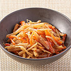 日本料理常見 煮金平牛蒡