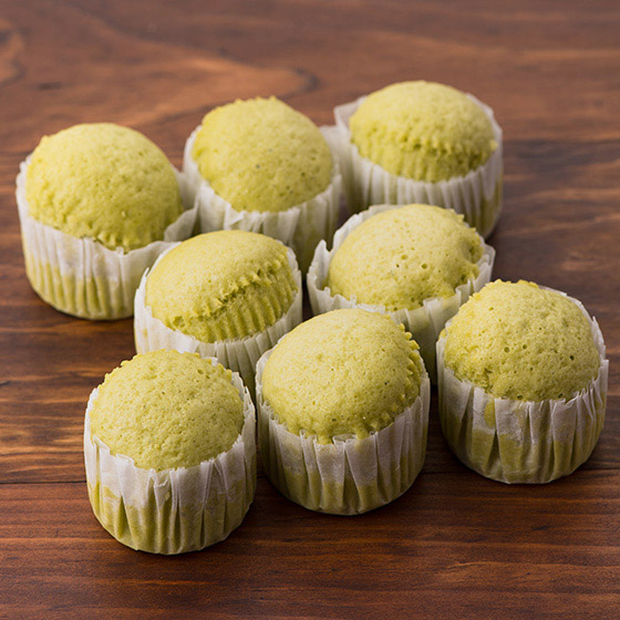 點心或早餐都合適！日本國產菠菜迷你蒸麵包