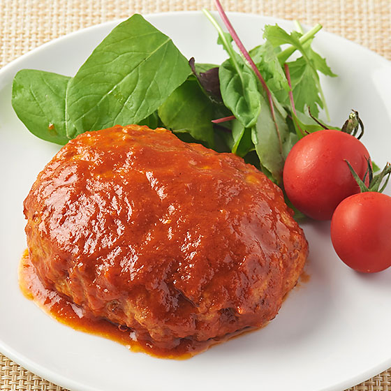 【無化學調味】熱水加熱OK！番茄汁漢堡