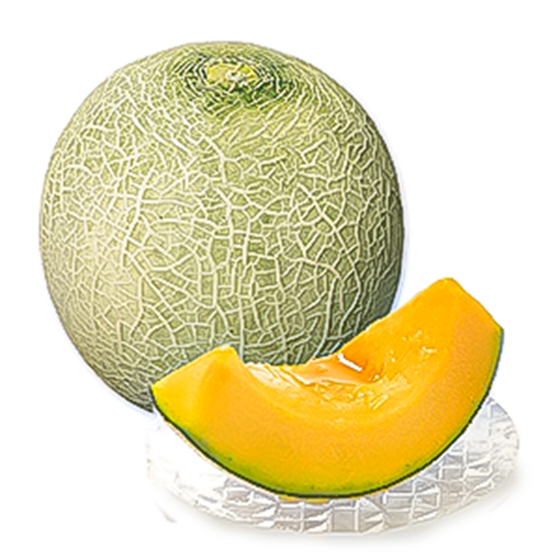 一藤只留一個的瑰寶 赤肉情熱蜜瓜 1400g （鹿兒島縣產）