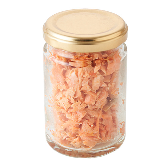 100%使用紅鮭 厚身直火三文魚碎