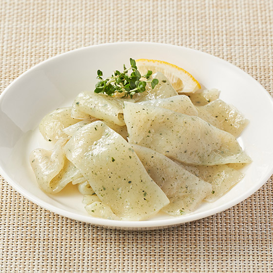 適合各種食法 切片蒟蒻（青海苔）