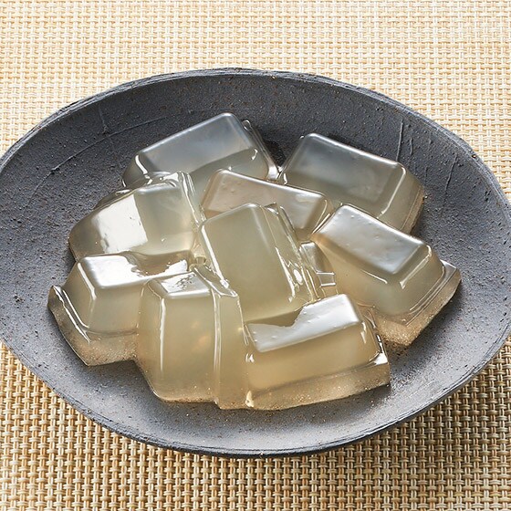 如同葛餅一般的甜品 黑糖味蒟蒻甜品