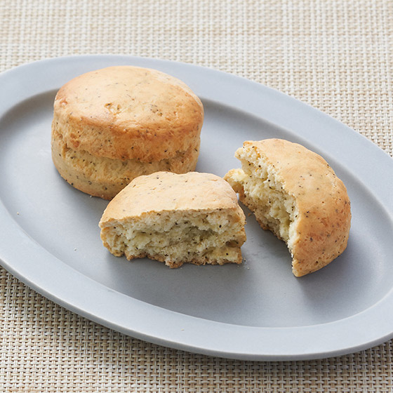 稍微加熱更美味 紅茶香橙味英式鬆餅 2個