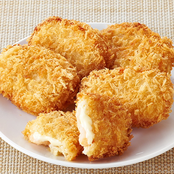 享受鮮炸的香脆口感 芝芯吉列炸蝦餅