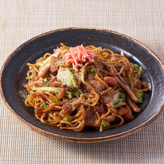  靜岡名物！附3種調味料 富士宮炒麵(2食) 賞味期限9/5