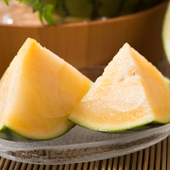 稀有品種！金色羅皇西瓜 （熊本縣產）