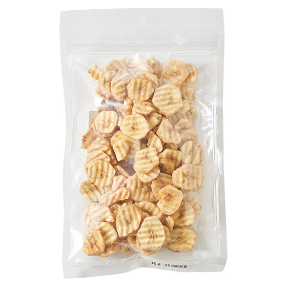 品嚐素材本來風味 香甜香蕉脆片