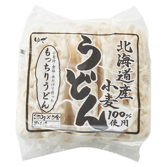 100%北海道小麥粉 冷凍小麥烏冬 5個裝