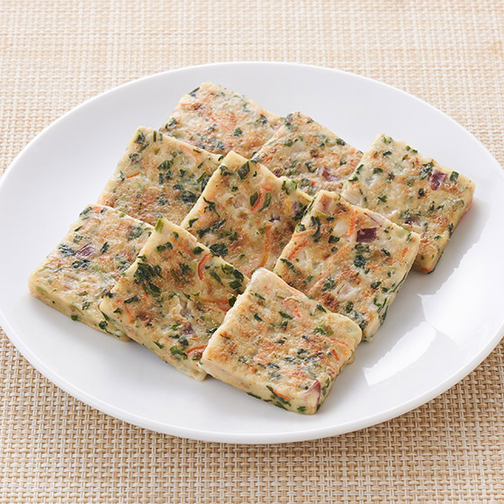 一口一塊更滿足 迷你韓式魷魚蔬菜煎餅