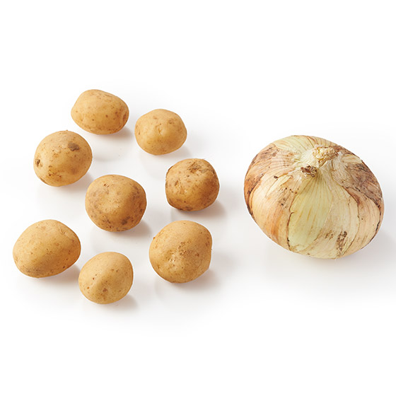 【實惠包裝】春季新鮮蔬菜 小粒新馬鈴薯&新洋蔥