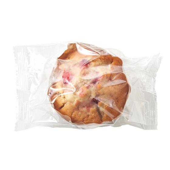 口感濕潤不乾身 士多啤梨芝士忌廉鬆餅