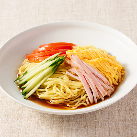 柚子果香香濃 使用日本國產小麥日式冷麵（醬油）2人份