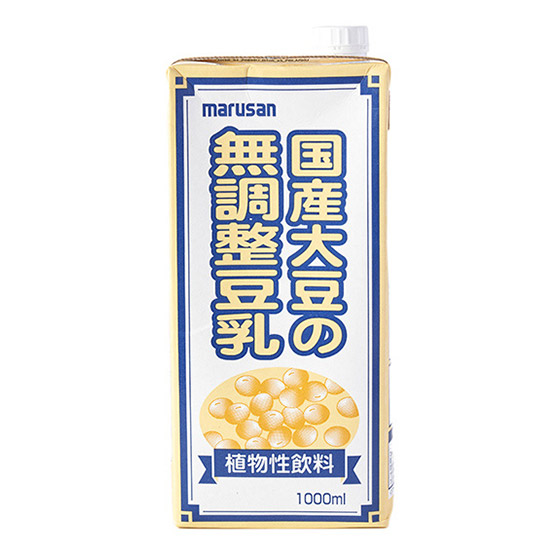 【無調整】易入口！日本大豆100%豆乳1L