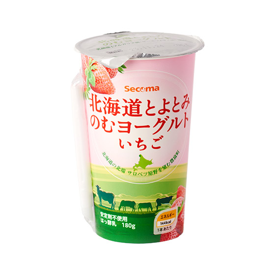Secoma北海道豐富町飲用乳酪 士多啤梨